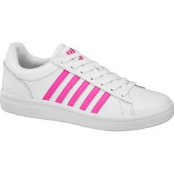 Sneakersy damskie k-swiss białe. Białe sneakersy damskie K-SWISS, ze skóry. Za 159,00 zł.