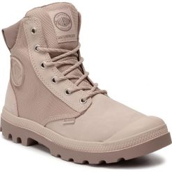 Trapery PALLADIUM - Pampa Sport Cuff Wpn 73234-612-M Rose Dust. Różowe trapery damskie Palladium, z nubiku, sportowe. W wyprzedaży za 399,00 zł.