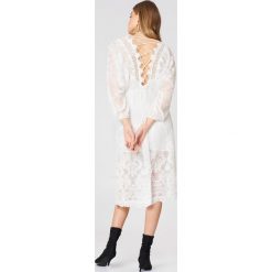 Sukienki: Endless Rose Koronkowa sukienka – White,Offwhite