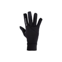 Rękawiczki Keepwarm. Czarne czapki damskie marki KIPSTA, z elastanu. Za 24,99 zł.