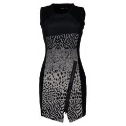 Sukienki: Desigual Sukienka Damska Santorini 34 Czarny