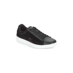 Buty Lacoste CARNABY EVO 318 8. Czarne trampki i tenisówki damskie marki Lacoste, bez wzorów, bez zapięcia. Za 351,20 zł.