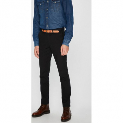 Selected - Spodnie. Czarne spodnie męskie Selected, na co dzień, w paski, z elastanu, casualowe. W wyprzedaży za 179,90 zł.