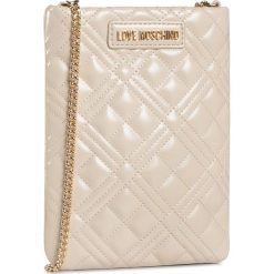 Torebka LOVE MOSCHINO - JC4060PP1BLA0110 Avorio. Brązowe torebki klasyczne damskie Love Moschino, z aplikacjami, ze skóry ekologicznej, wizytowe, zdobione, bez dodatków. Za 439,00 zł.