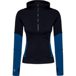 Bluza ADIDAS BY STELLA McCARTNEY PRIMEBLUE. Niebieskie bluzy damskie adidas by Stella McCartney, bez wzorów, z nylonu, bez rękawów, z kapturem. Za 400,00 zł.