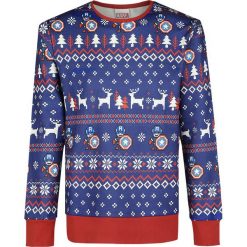 Captain America Christmas Sweater Bluza wielokolorowy. Szare bluzy męskie z nadrukiem marki Captain America, xl. Za 164,90 zł.