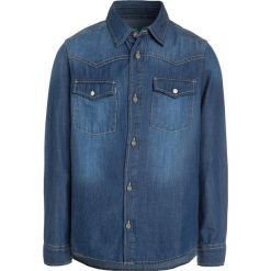 Benetton Koszula blue denim. Niebieskie koszule chłopięce marki Benetton, z bawełny. Za 129,00 zł.
