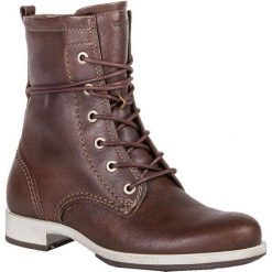 Botki ECCO - 23450302482 Brązowy. Czarne buty zimowe damskie marki ecco, na płaskiej podeszwie. W wyprzedaży za 249,00 zł.