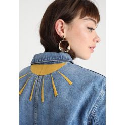 Bomberki damskie: Madewell EMBROIDERED WORKWEAR Kurtka jeansowa maysfield wash