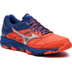 Buty MIZUNO - Wave Mujin 5 J1GJ187003 Granatowy Pomarańczowy. Pomarańczowe buty męskie do biegania marki Mizuno, ze skóry ekologicznej, mizuno wave. W wyprzedaży za 409,00 zł.