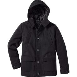 Kurtka Regular Fit bonprix czarny. Czarne płaszcze męskie bonprix, m. Za 169,99 zł.
