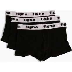 Tigha - Obcisłe bokserki męskie pakowane po 3 szt., czarny. Czarne bokserki męskie marki Tigha. Za 149,95 zł.