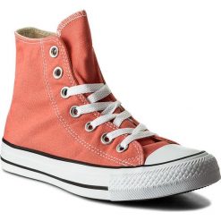 Trampki CONVERSE - Ctas Hi 157611C Sunblush. Różowe półbuty damskie marki Converse, bez wzorów, z gumy, bez zapięcia. W wyprzedaży za 219,00 zł.