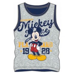 Disney By Arnetta Koszulka Chłopięca Mickey Mouse 116 Szary. Szare t-shirty chłopięce Disney By Arnetta, z nadrukiem, z materiału, bez rękawów. Za 35,00 zł.