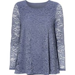 Cellbes Bluzka denim blue female niebieski 42/44. Niebieskie bluzki damskie Cellbes, w koronkowe wzory, z denimu, eleganckie, bez kołnierzyka, bez rękawów. W wyprzedaży za 109,00 zł.