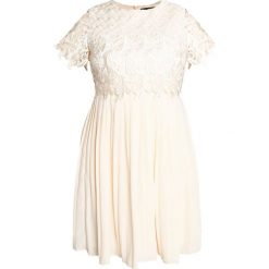 Sukienki hiszpanki: Little Mistress Curvy CREAM PROM Sukienka koktajlowa beige