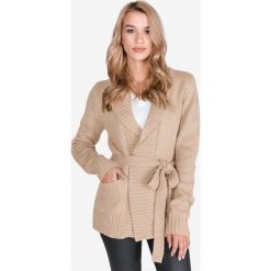 Pepe Jeans Merly Cardigan Beżowy. Brązowe bluzy damskie Pepe Jeans, s, w paski, z poliesteru, bez rękawów, bez kaptura. Za 347,95 zł.