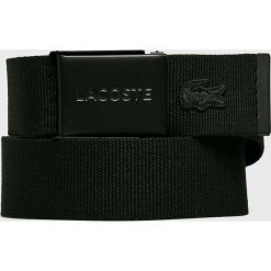 Lacoste - Pasek. Czarne paski męskie Lacoste, w paski. W wyprzedaży za 159,90 zł.
