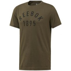 KOSZULKA REEBOK OPP 1 CF3885. Brązowe koszulki męskie marki Reebok, m, bez wzorów, bez kołnierzyka, bez rękawów. Za 59,00 zł.