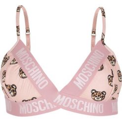 Biustonosz Moschino Underwear. Różowe biustonosze bez wzorów. Za 229,00 zł.