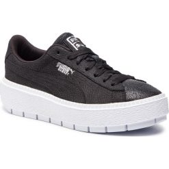 Sneakersy PUMA - Platform Trc BioHacking Wn's 369160 03 Puma Black/Puma Silver. Czarne półbuty damskie Puma, ze skóry. W wyprzedaży za 369,99 zł.