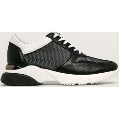 Wojas - Buty. Czarne buty sportowe damskie Wojas, ze skóry. W wyprzedaży za 269,90 zł.