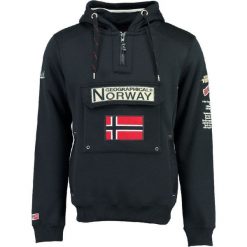 Geographical Norway bluza męska Gymclass M ciemnoniebieska. Niebieskie bluzy męskie Geographical Norway, m, bez wzorów, bez kołnierzyka, bez rękawów, bez kaptura. Za 179,00 zł.
