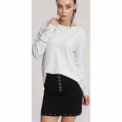 Biały Sweter Fling The Rules. Białe swetry klasyczne damskie other, l. Za 59,99 zł.