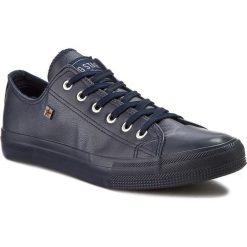 Trampki BIG STAR - V174346 Navy. Niebieskie trampki męskie marki BIG STAR, z gumy. Za 109,00 zł.