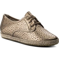 Espadryle SPIFFY - A-71005-20 Hermes 003. Żółte espadryle damskie marki Spiffy, ze skóry, na płaskiej podeszwie. W wyprzedaży za 259,00 zł.