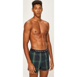 Tommy Hilfiger - Bokserki. Niebieskie bokserki męskie TOMMY HILFIGER, bez wzorów, z elastanu. Za 129,90 zł.