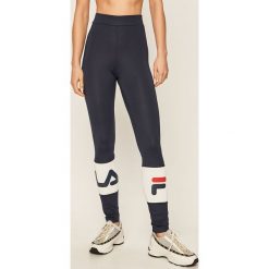 Fila - Spodnie. Niebieskie spodnie damskie Fila, s, z elastanu, z podwyższonym stanem. Za 189,90 zł.