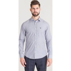 KOSZULA EMPORIO ARMANI. Niebieskie koszule męskie xl, z bawełny. Za 599,00 zł.