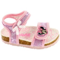 Disney By Arnetta Sandały Dziewczęce Minnie 24 Różowy. Różowe sandały dziewczęce Disney By Arnetta, z otwartym noskiem, na rzepy. Za 85,00 zł.