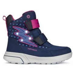 Geox Buty Zimowe Za Kostkę Dziewczęce Sveggen 26 Niebieskie. Niebieskie buty dziewczęce zimowe Geox, za kostkę, bez zapięcia. Za 369,00 zł.