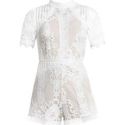 Kombinezony damskie: Missguided HIGH NECK PLAYSUIT Kombinezon ivory