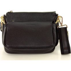 Marco mazzini podwójna torebka funkcjonalna listonoszka crossbody skórzana czarna. Czarne torebki damskie sportowe MAZZINI, w paski, ze skóry, eleganckie, małe, bez dodatków. W wyprzedaży za 259,00 zł.