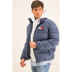 Kurtka puchowa Tommy Jeans Washed Padded DM0DM06925. Niebieskie kurtki męskie Tommy Jeans, xxl, bez wzorów, z bawełny, bez kaptura. W wyprzedaży za 449,00 zł.