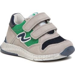 Sneakersy NATURINO - Falcotto By Naturino 0012014900.01.1B27 M Grigio/Navy/Verde. Szare trampki chłopięce Naturino, bez wzorów, ze skóry, na rzepy. Za 329,00 zł.