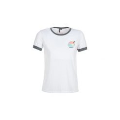 T-shirty z krótkim rękawem Rip Curl BACKSIDE TEE. Białe t-shirty damskie marki Rip Curl, xl, bez wzorów, bez kołnierzyka. Za 103,20 zł.