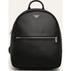 Emporio Armani - Plecak. Niebieskie plecaki męskie Emporio Armani, bez wzorów, z poliesteru. Za 1099,00 zł.