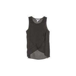 Topy na ramiączkach / T-shirty bez rękawów BCBGeneration 616725. Czarne bluzki damskie BCBGeneration, xs, bez wzorów, bez kołnierzyka, bez rękawów. W wyprzedaży za 319,20 zł.