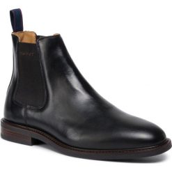 Sztyblety Gant Ricardo 19651906. Czarne sztyblety męskie GANT, bez zapięcia. W wyprzedaży za 399,00 zł.