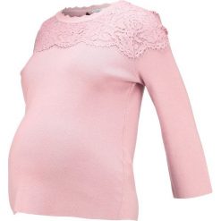 Swetry klasyczne damskie: Anna Field MAMA Sweter rose