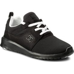 Sneakersy DC - Heathrow ADJS700021 Black/White/Black (BWB). Czarne półbuty damskie DC, z tworzywa sztucznego. W wyprzedaży za 219,00 zł.