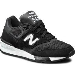 Sneakersy NEW BALANCE - ML597AAC Czarny. Czarne półbuty damskie New Balance, ze skóry. W wyprzedaży za 269,00 zł.