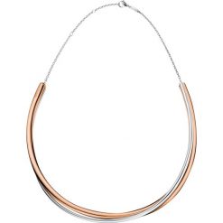 Calvin Klein Naszyjnik Srebrny Beżowy. Szare naszyjniki damskie Calvin Klein, srebrne. Za 640,95 zł.