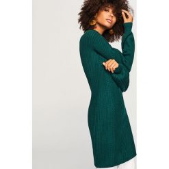 Długi sweter - Khaki. Brązowe swetry klasyczne damskie marki Reserved, m. Za 139,99 zł.