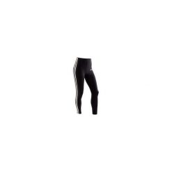 Legginsy do gimnastyki dla dzieci. Legginsy dziewczęce Adidas, bez wzorów, z elastanu, sportowe. Za 89,99 zł.