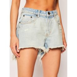 Szorty jeansowe One Teaspoon Kansas Trucker 22981. Niebieskie szorty damskie One Teaspoon, bez wzorów, z bawełny. Za 429,00 zł.